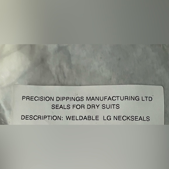 Duraseal Dry Suit Weldable Neckseal AND Anklewrist Large - Picture 9 of 11